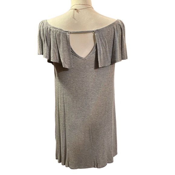 Poof! Womens Grey Dress Size Medium - Picture 3 of 4